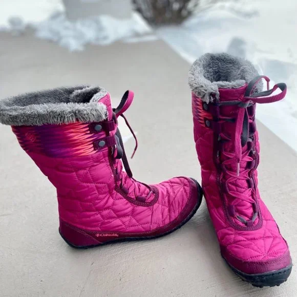 SUPER CUTE Columbia Minx Mid ll Snow Boots w/ OmniHeat lining reflective lining - Picture 8 of 16